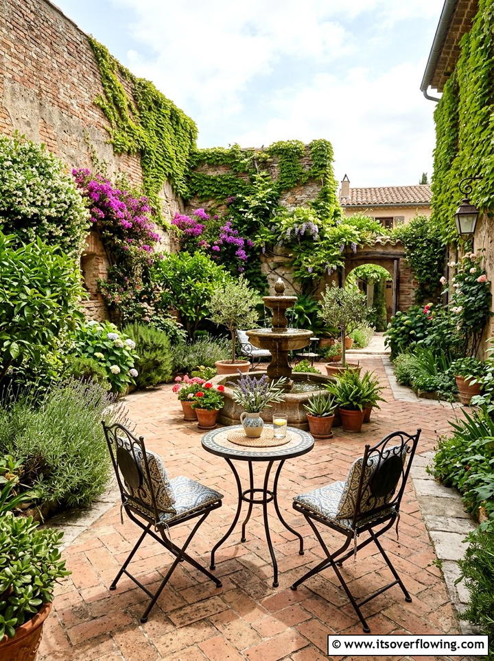 Courtyard Garden Seating Area - 25 creative garden ideas with seating nooks