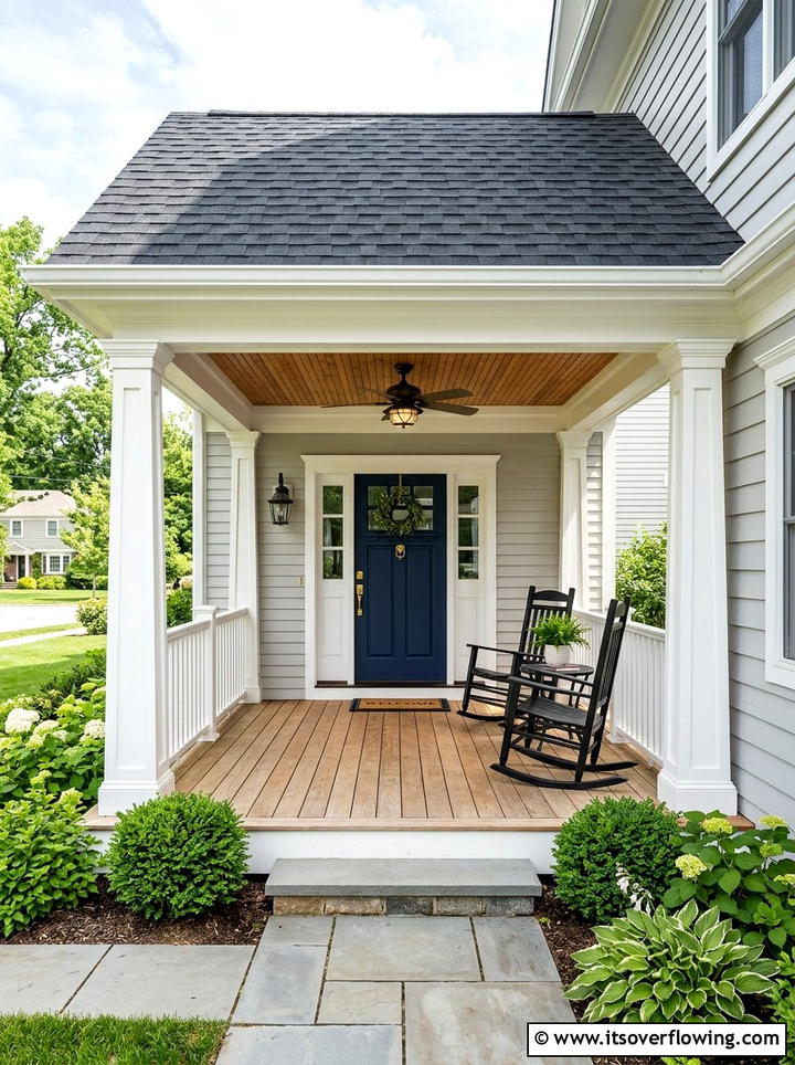Covered Front Porch - 25 front porch ideas for rainy climates