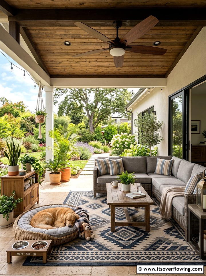 Covered Patio For Pets - 25 garden design ideas for pet friendly yards