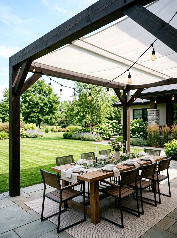 Covered Patio Space - 25 backyard decorating ideas