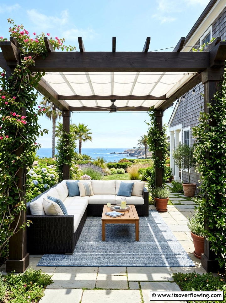 Covered Pergola Patio - 25 garden ideas for outdoor entertaining