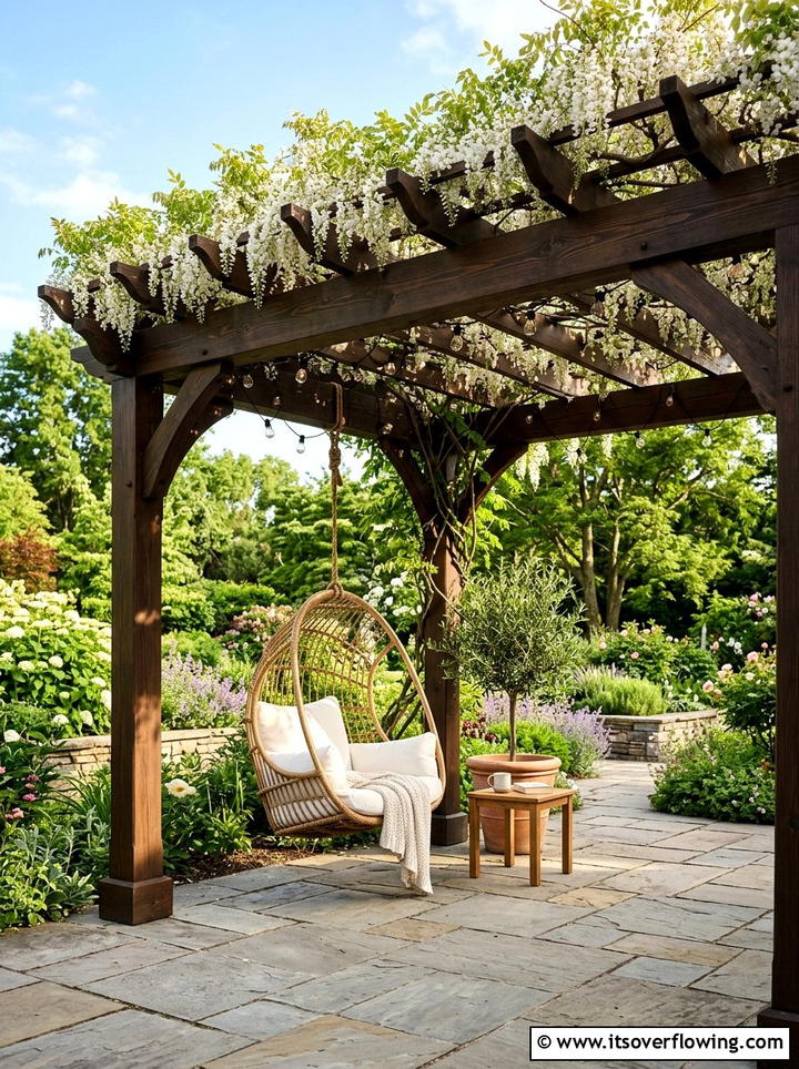 Covered Pergola Structure - 25 garden design ideas for suburban backyards