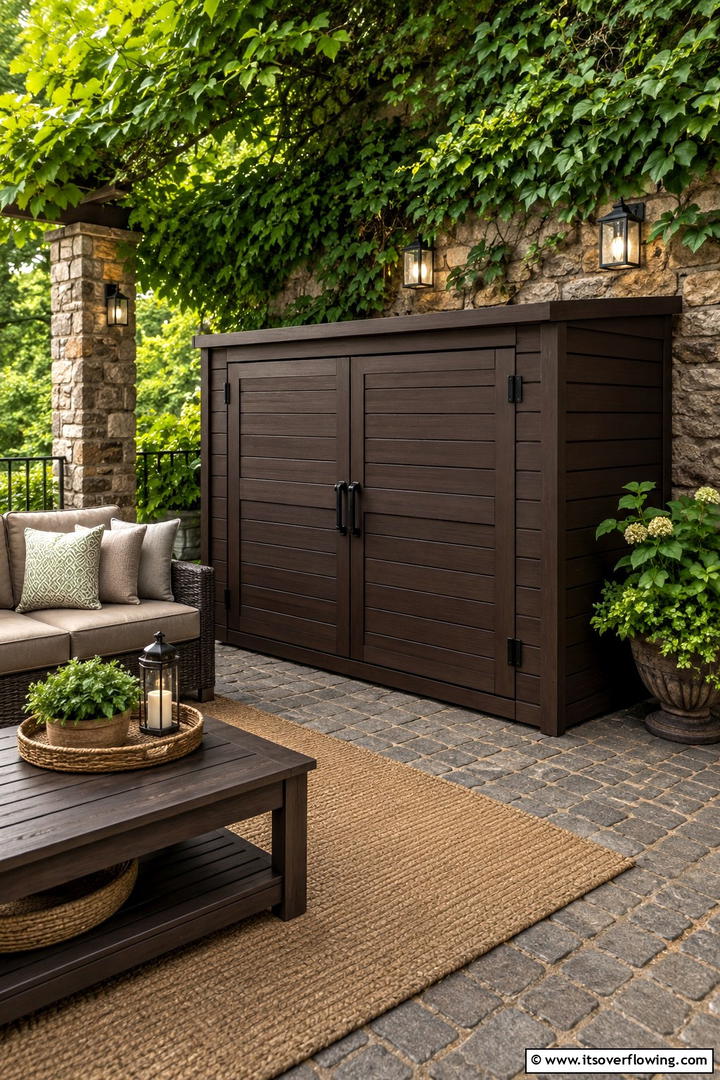Covered Storage for Patio Items - 30 Practical Outdoor Storage Ideas for a Tidy Yard
