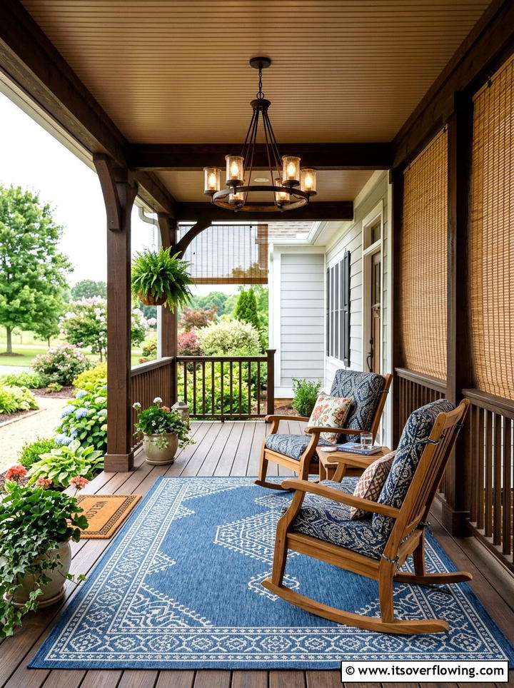 Covered front porch - 25 front porch ideas with rocking chairs