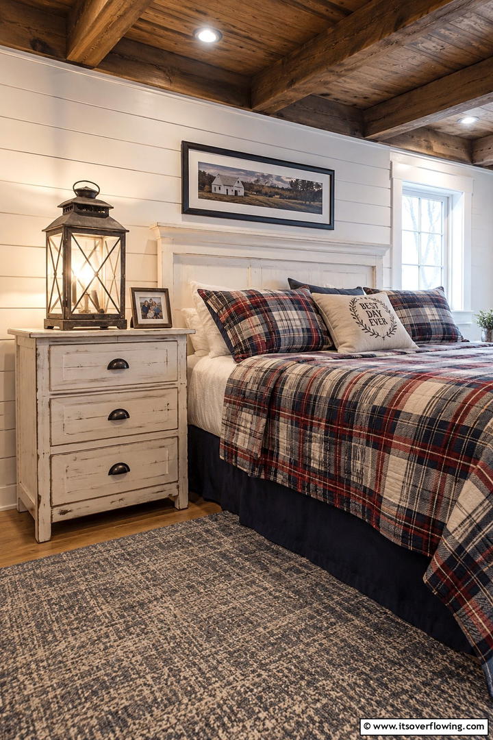 Cozy Farmhouse Nightstand - 30 Nightstand Decor Ideas to Enhance Your Bedroom Style