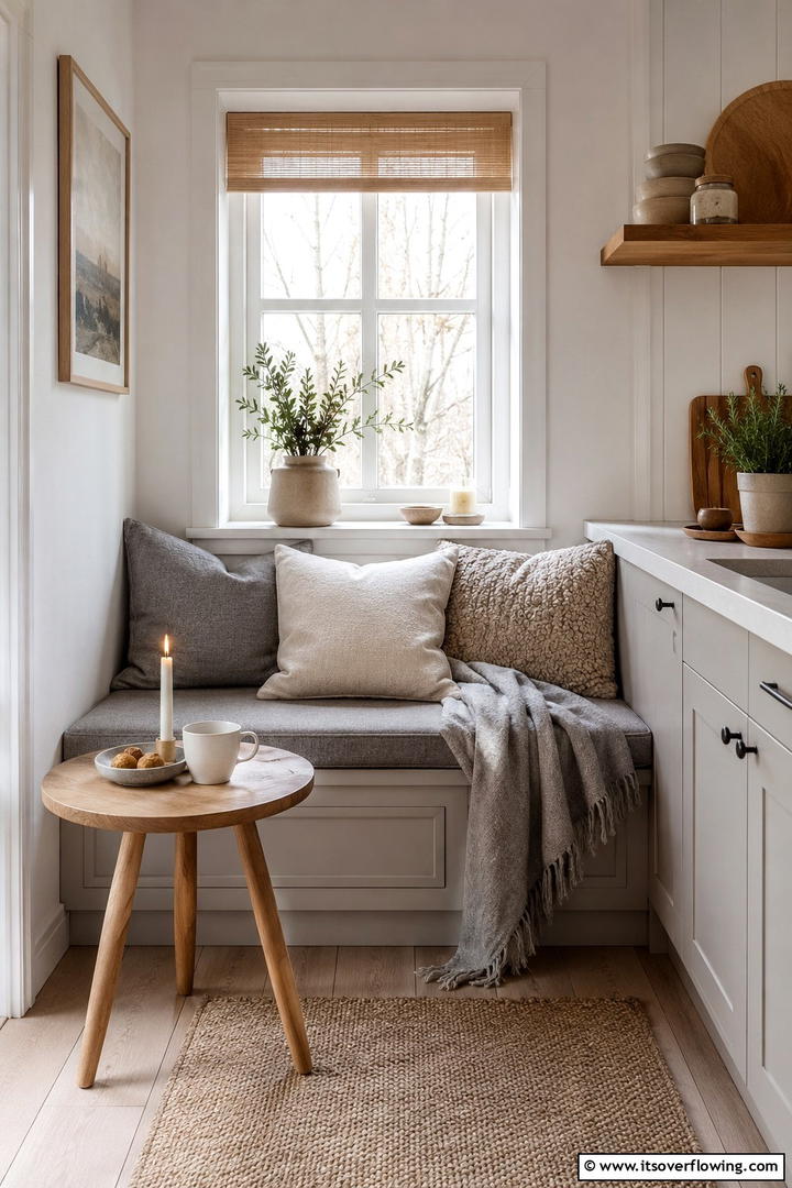 Cozy Hygge Corners - 30 Scandinavian Kitchen Ideas- Minimalist & Cozy Designs