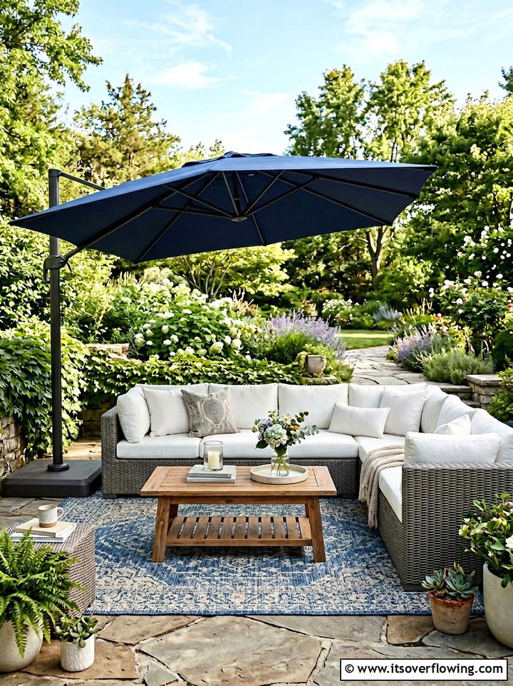 Cozy Outdoor Lounge - 25 garden design ideas for suburban backyards