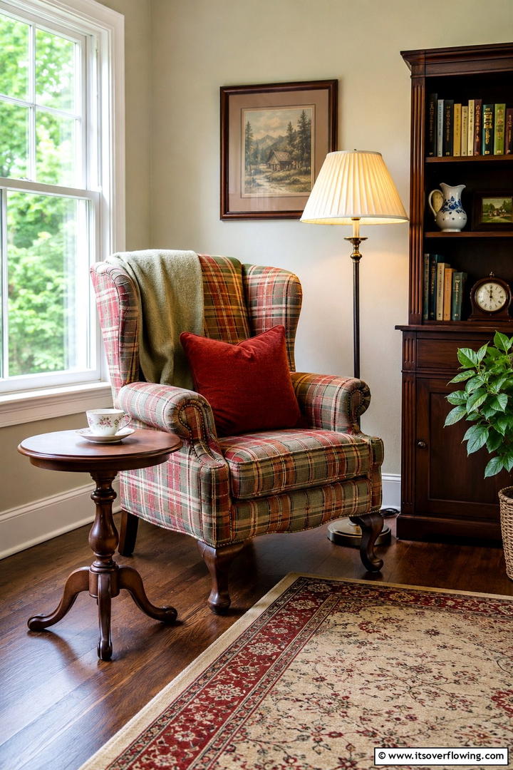 Cozy Reading Nook Creations - 30 Traditional Living Room Ideas for Timeless Elegance