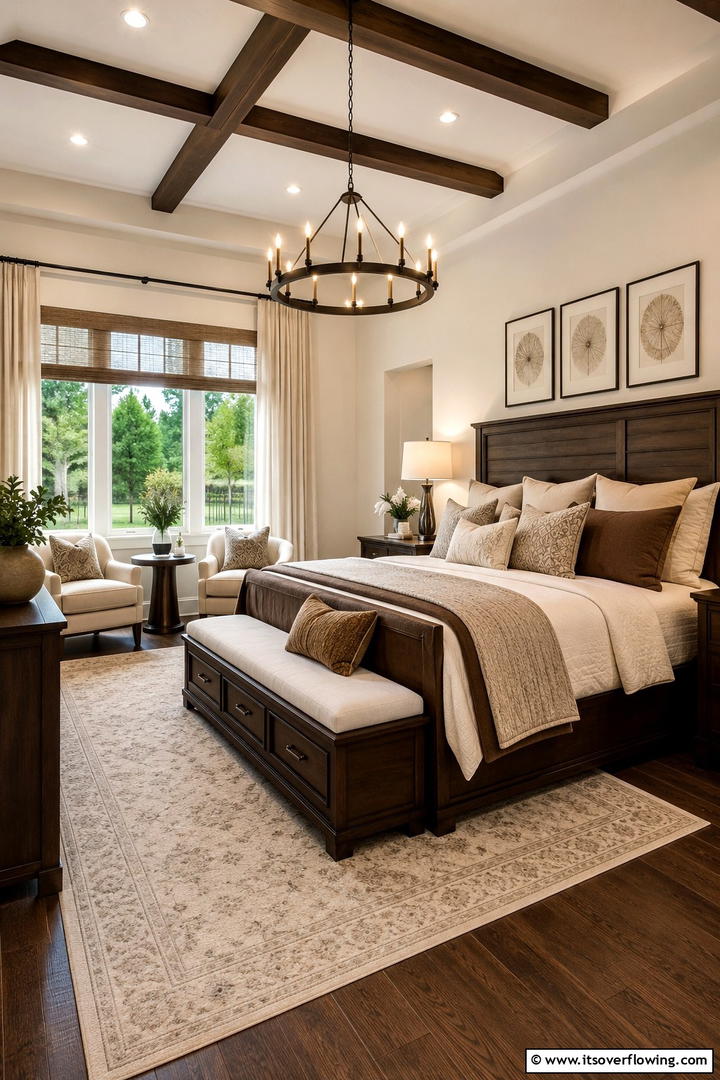Cream and Brown Layers - 50 Fall Decor Trends 2025 to Inspire Seasonal Style