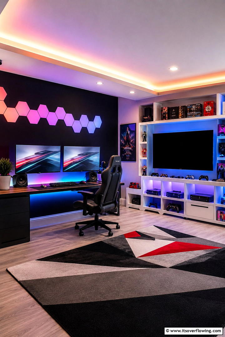 Creative Gaming Zone - 30 Teen Hangout Room Ideas for Modern & Functional Spaces