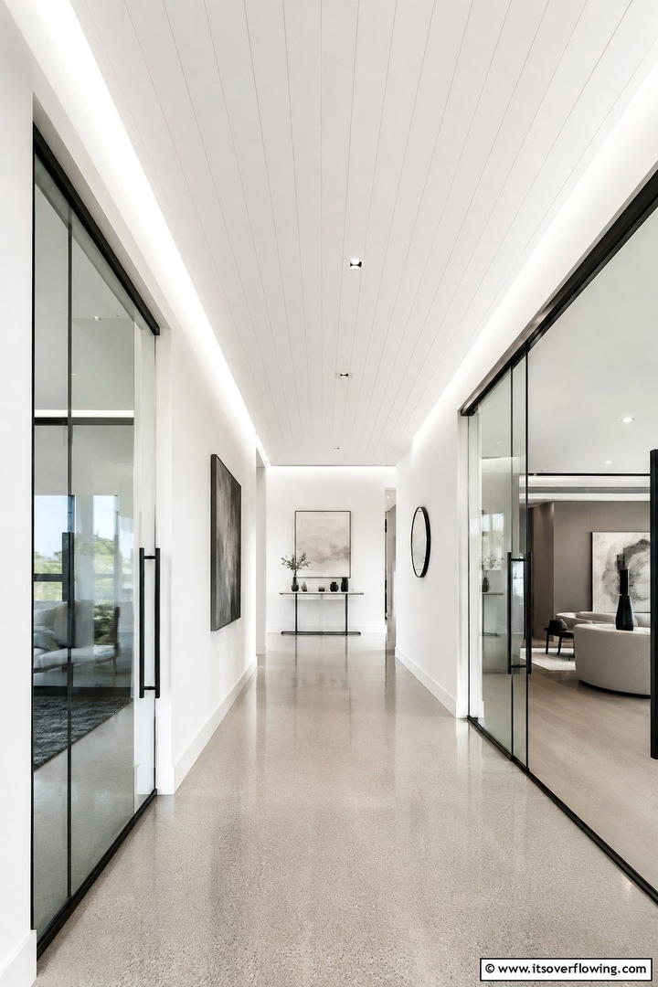 Crisp Minimal Detailing - 30 Shiplap Ceiling Ideas to Add Farmhouse Charm Anywhere