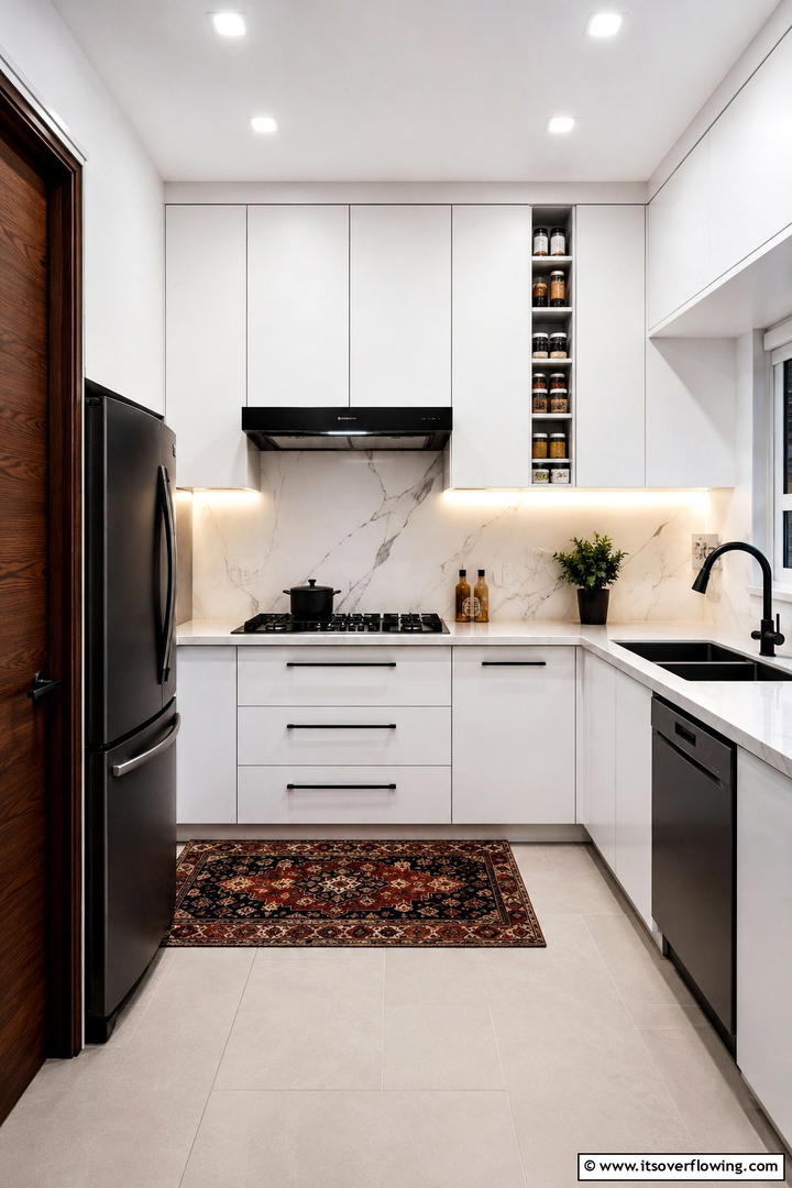 Crisp White Cabinetry - 30 Small White Kitchen Ideas for Bright, Airy Spaces