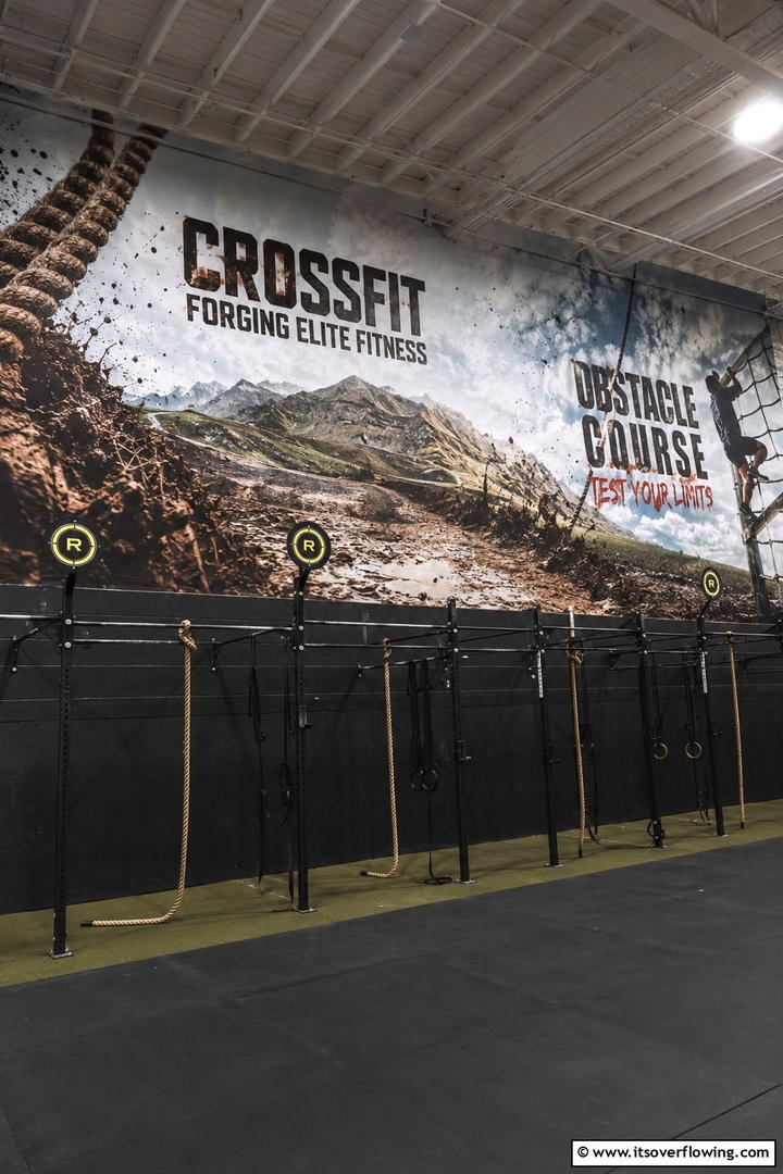 CrossFit and Obstacle Course Themes - 20 Gym Murals to Inspire Your Workout Space