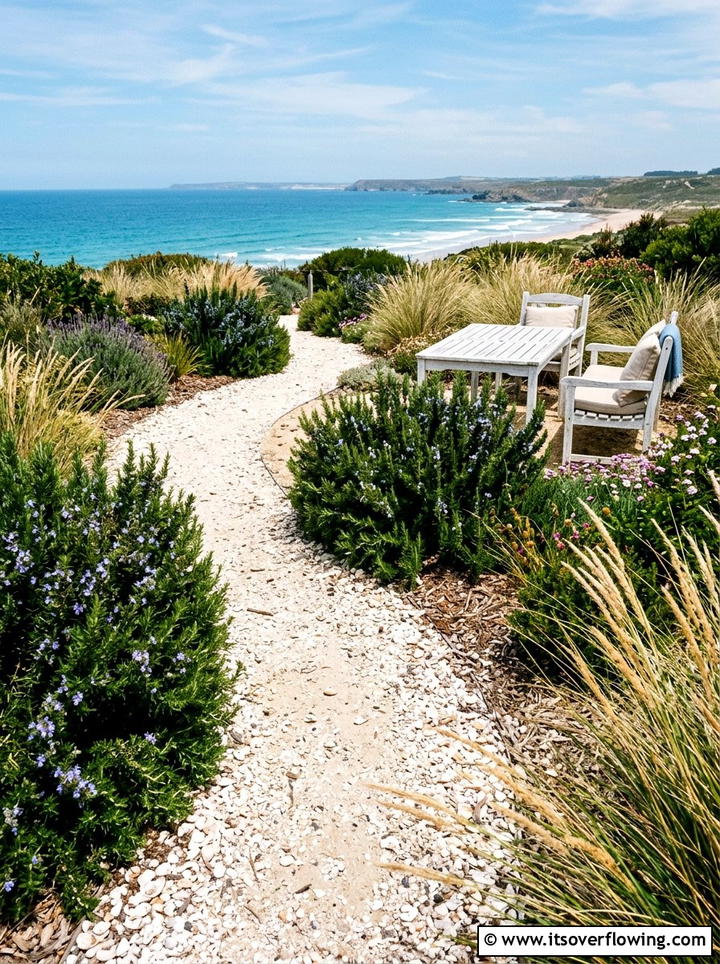Crushed Shell Path - 25 garden ideas with pathways