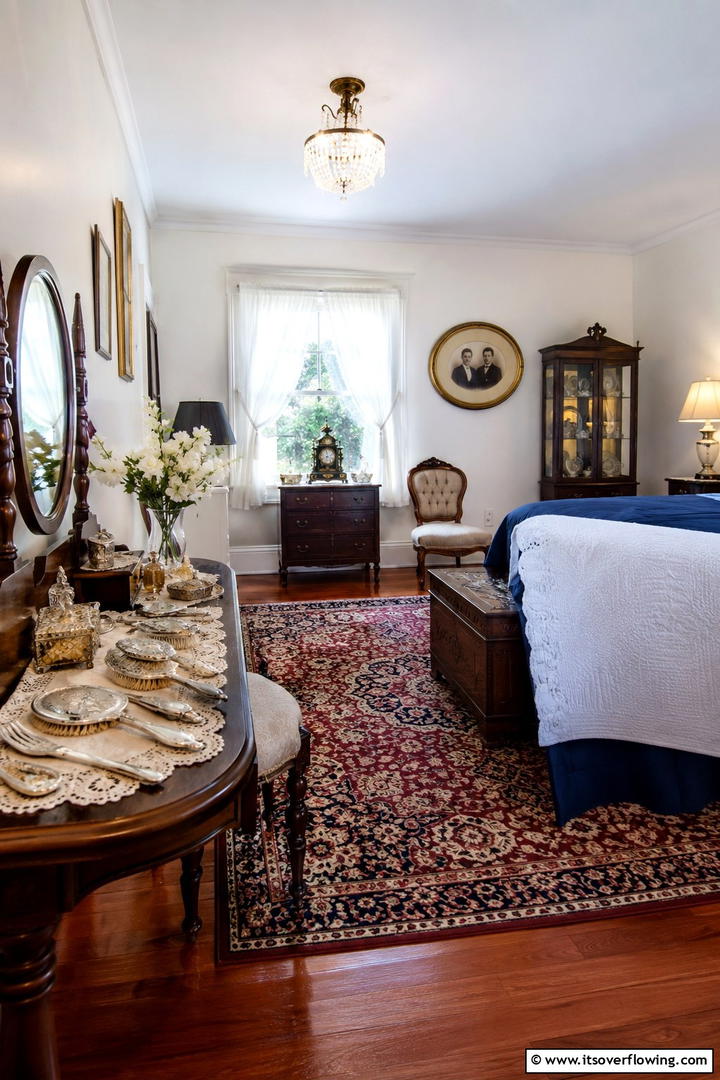 Curated Vintage Collections - 30 Shabby Chic Bedroom Ideas for Vintage-Inspired Spaces
