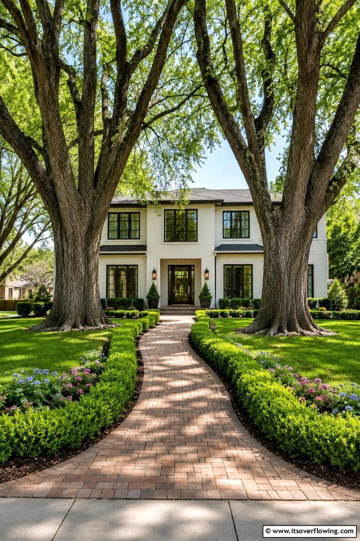 Curb Appeal with Mature Trees - 30 Tree Landscaping Ideas for Shade, Privacy, and Curb Appeal