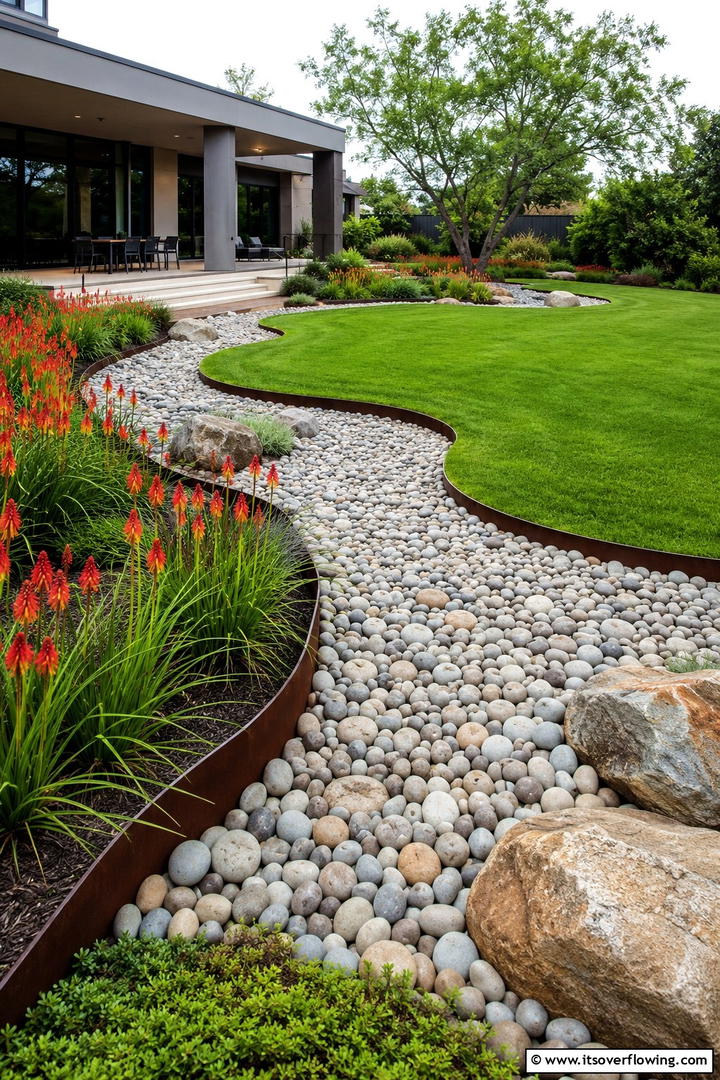 Curved Modern Edging - 30 Modern Garden Edging Ideas to Define Your Outdoor Space