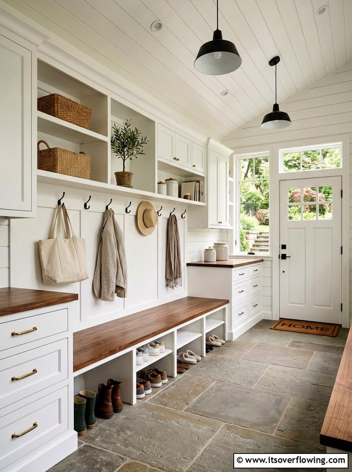 Custom Cabinetry Porch - 25 front porch ideas with package drop zone