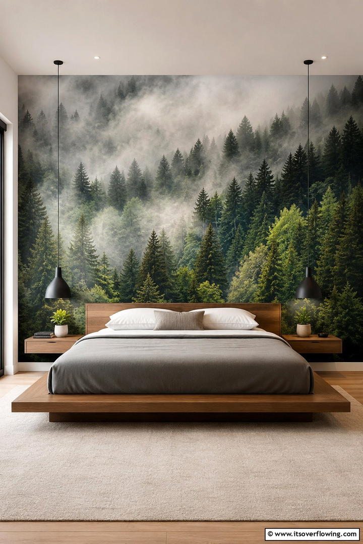 Custom Printed Wallpaper - 30 Photo Display Ideas to Showcase Your Favorite Memories