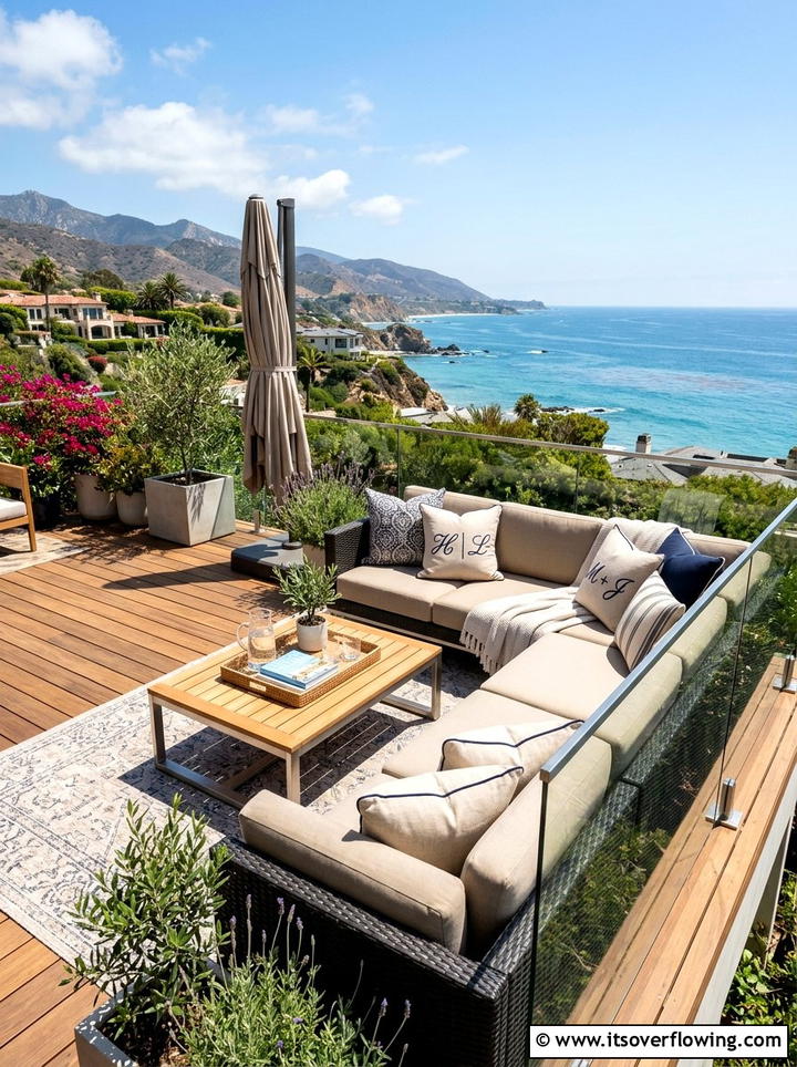 Custom deck furniture cushions - 25 backyard decorating ideas with personalized decor