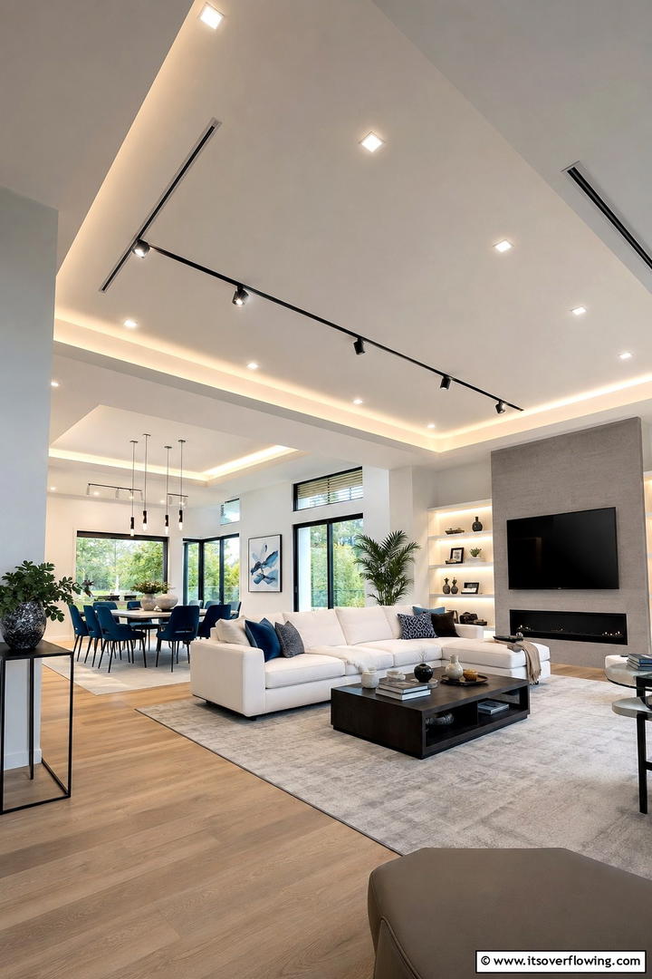 Customizable Lighting Systems - 30 Modern Ranch House Ideas for Contemporary Country Living