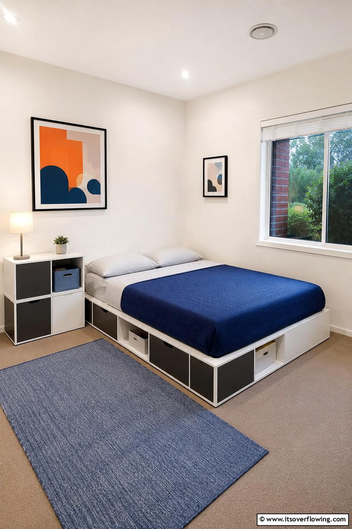 Customizable Modular Furniture - 30 Space-Saving Small Guest Bedroom Ideas for Cozy Comfort