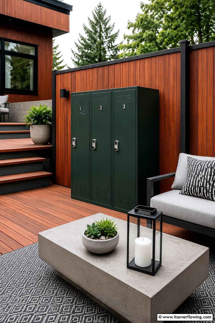 Customizable Storage Lockers - 30 Practical Outdoor Storage Ideas for a Tidy Yard