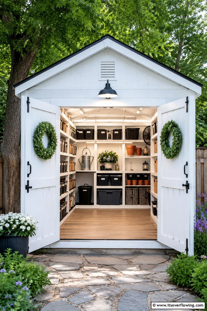 Customized Garden Shed Storage - 30 Outdoor Toy Storage Ideas to Keep Your Yard Clutter-Free