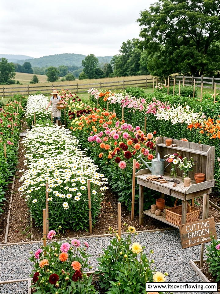Cutting Garden - 25 cheap garden ideas with perennials