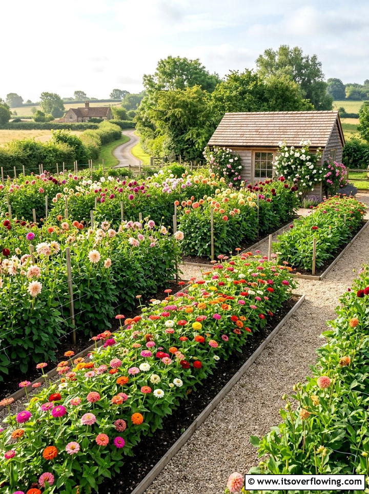 Cutting flower garden - 25 small garden ideas with flowers