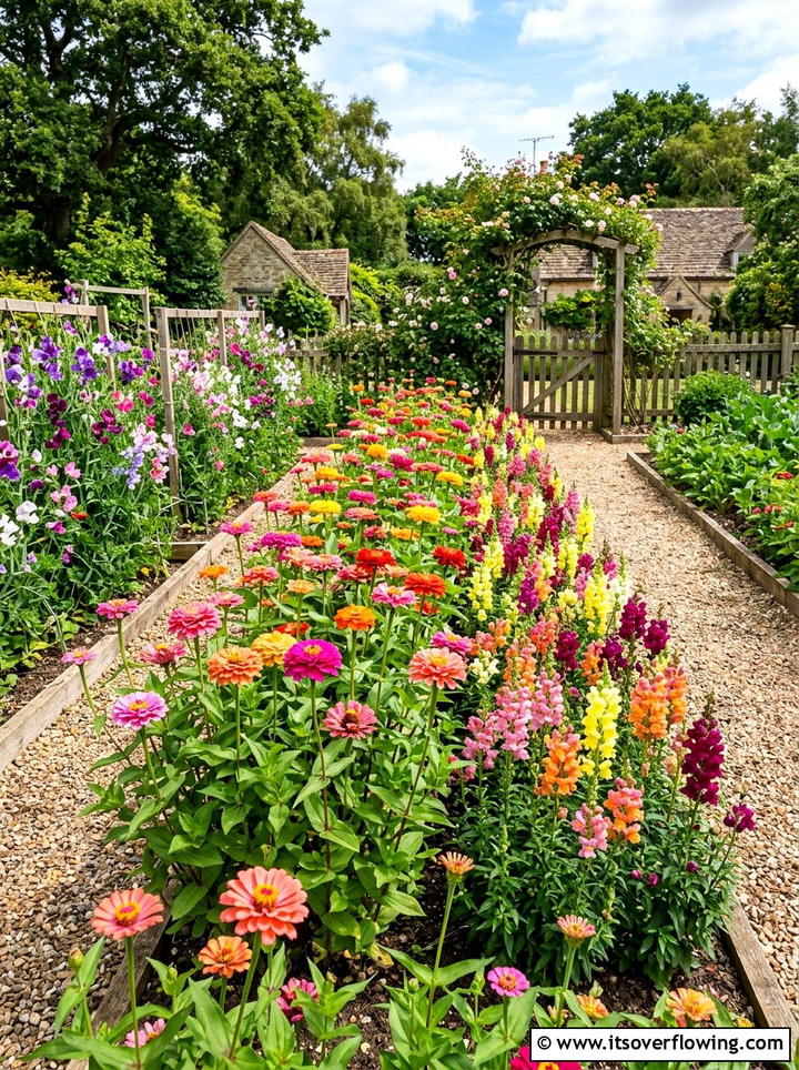 Cutting flower garden - 25 creative garden ideas with maximal flower color