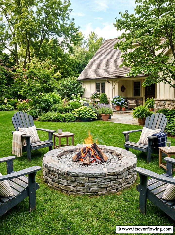 DIY Fire Pit - 25 backyard ideas for weekend projects