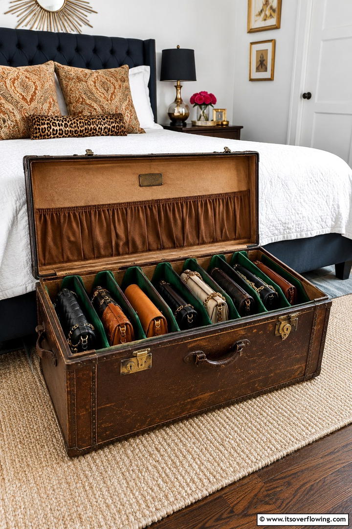 DIY Purse Storage Cabinet - 30 Efficient Pots and Pans Storage Ideas for a Tidy Kitchen
