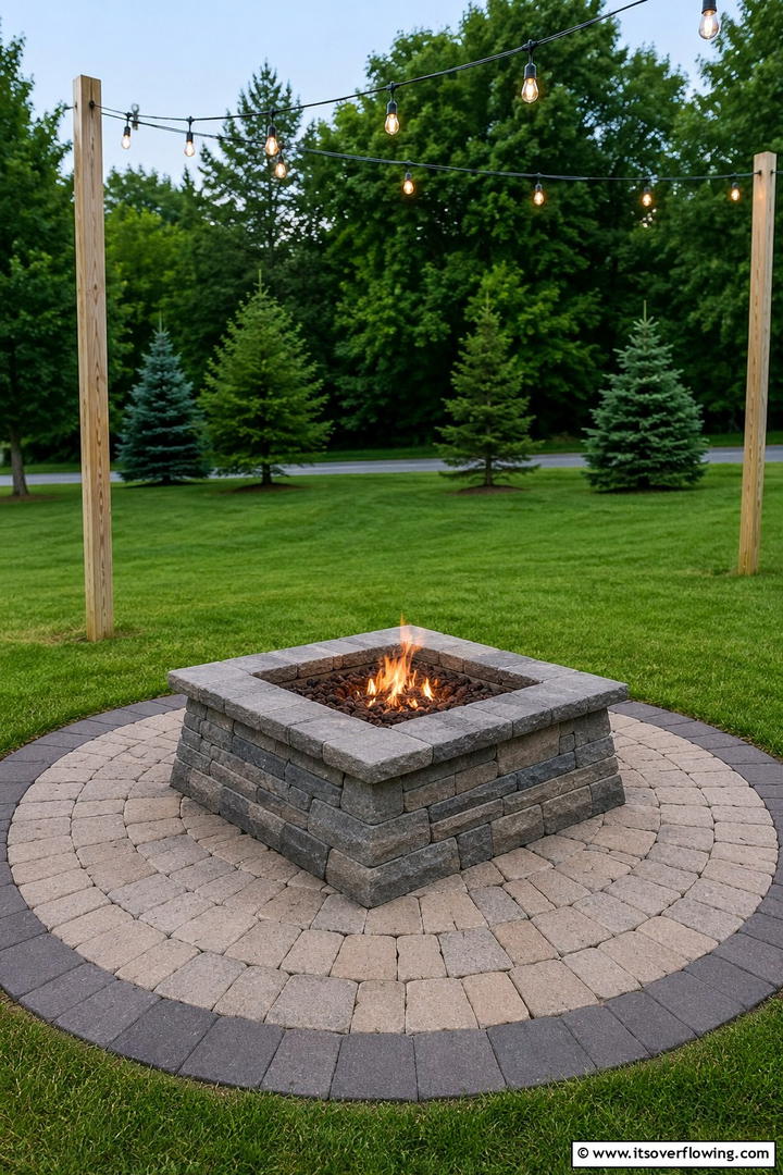 DIY Stone Fire Pit Project - 30 Elegant Stone Fire Pit Ideas for Backyard Entertaining