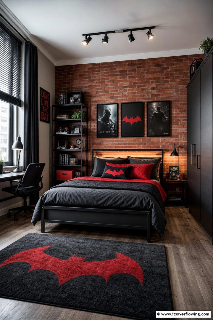 Daredevils Urban Haven - 20 Marvel Bedroom Ideas for Superhero Fans