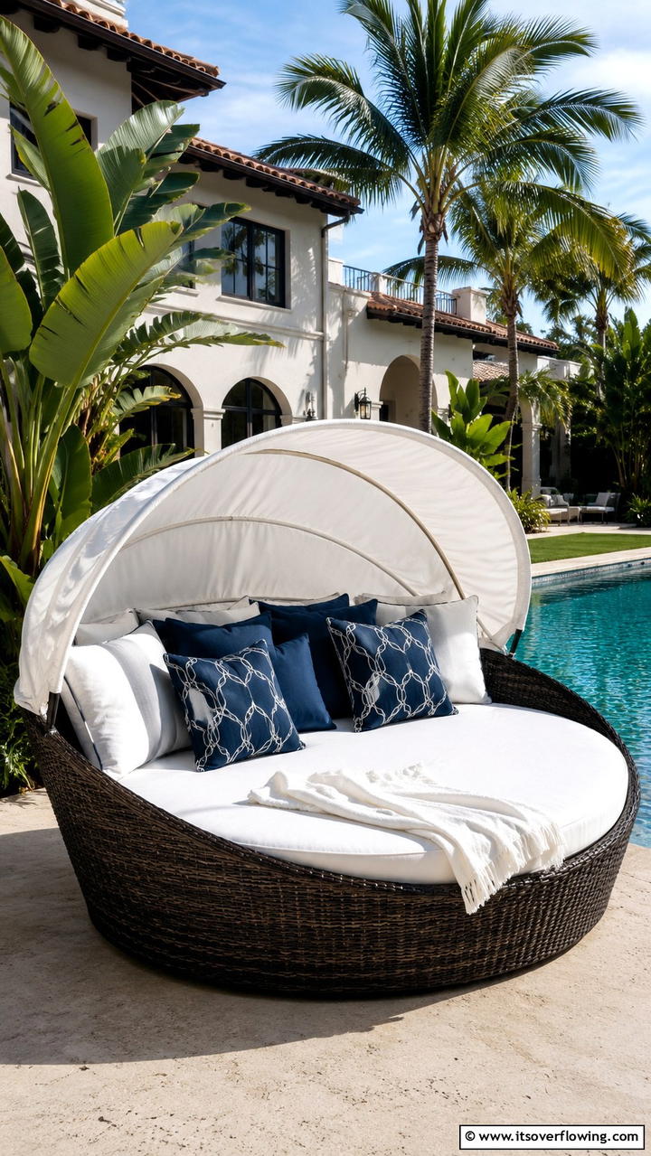 Daybeds for Luxurious Lounging - 20 Garden Furniture Ideas to Create a Beautiful Outdoor Space