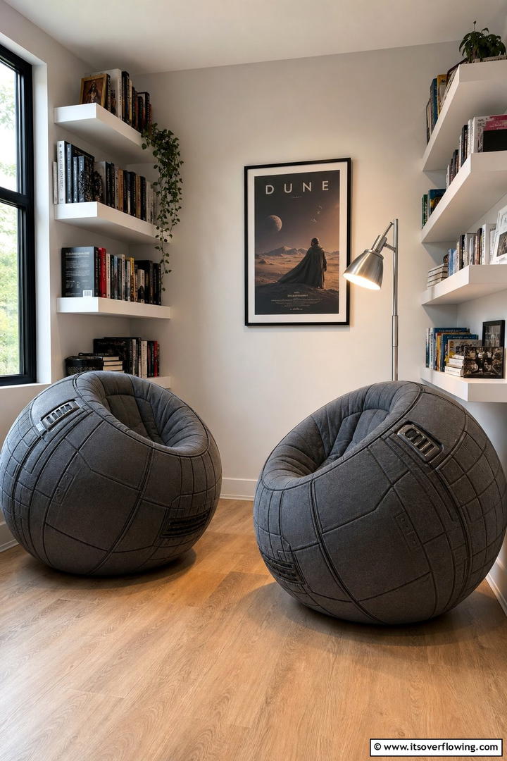 Death Star Bean Bags - 25 Star Wars Room Ideas for Every Fan’s Dream Space