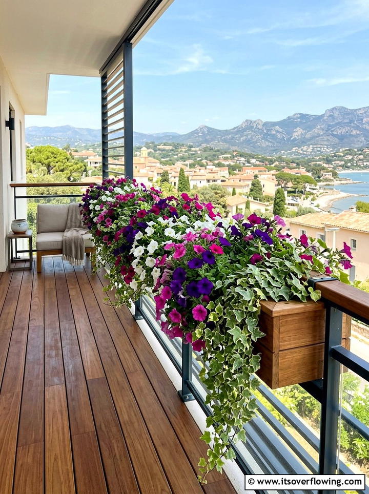 Deck Railing Planter Box - 25 small garden ideas with raised beds
