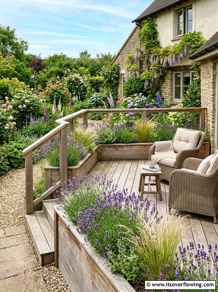 Deck With Built In Planters - 25 backyard ideas with deck