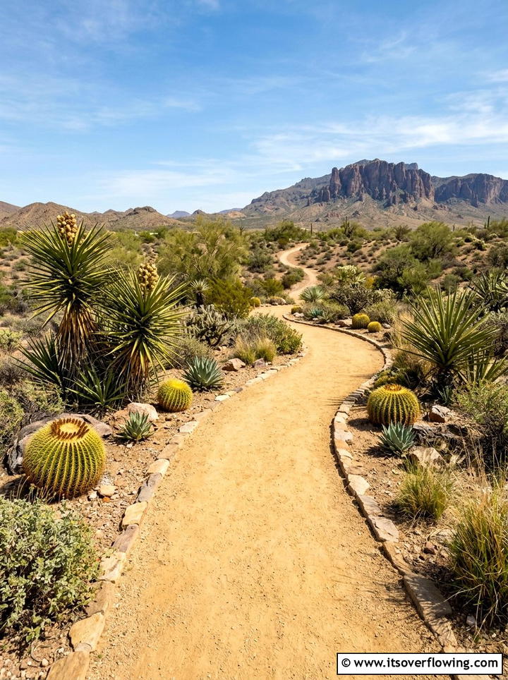 Decomposed Granite Path - 25 cheap garden ideas with no grass landscaping