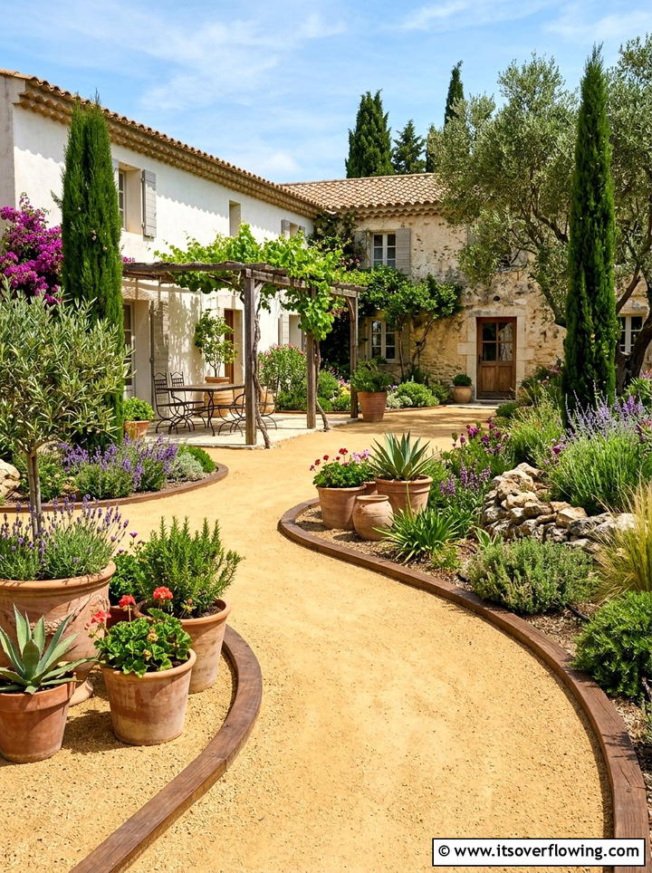 Decomposed Granite Path - 25 cheap garden ideas with pathways