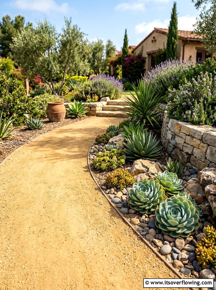 Decomposed Granite Path - 25 garden design ideas for narrow pathways