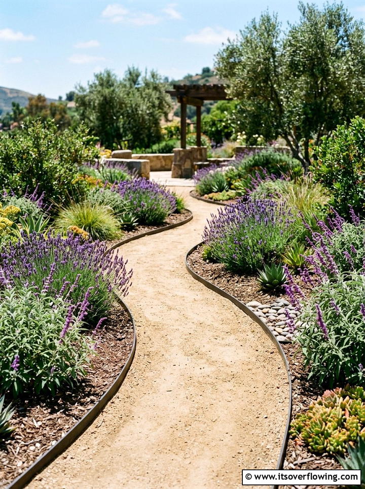Decomposed Granite Walkway - 25 backyard ideas with no grass