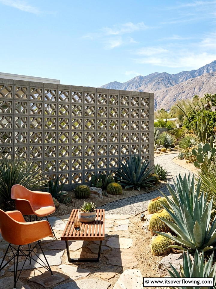 Decorative Concrete Block - 25 garden design ideas with privacy screens
