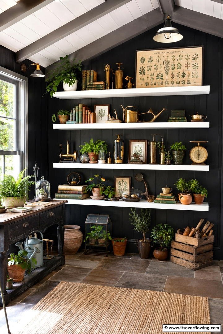 Decorative Display Shelves - 30 Shed Shelving Ideas for Optimal Storage Solutions