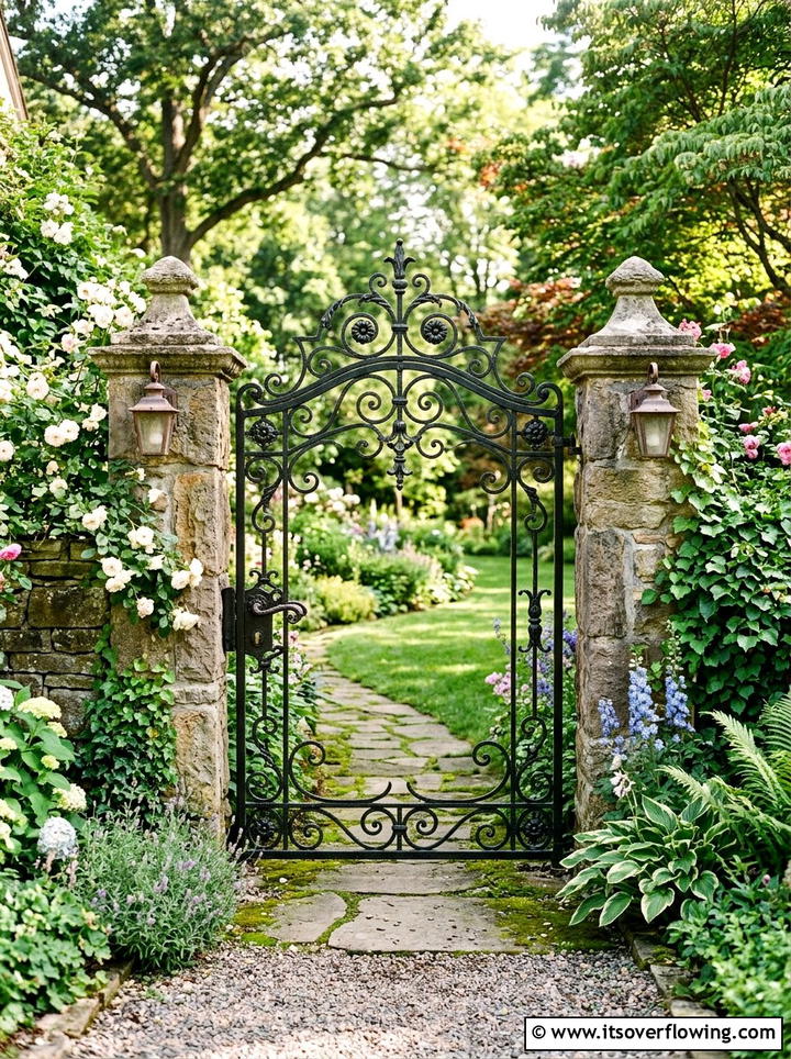 Decorative Garden Gate - 25 garden decor ideas for side yards