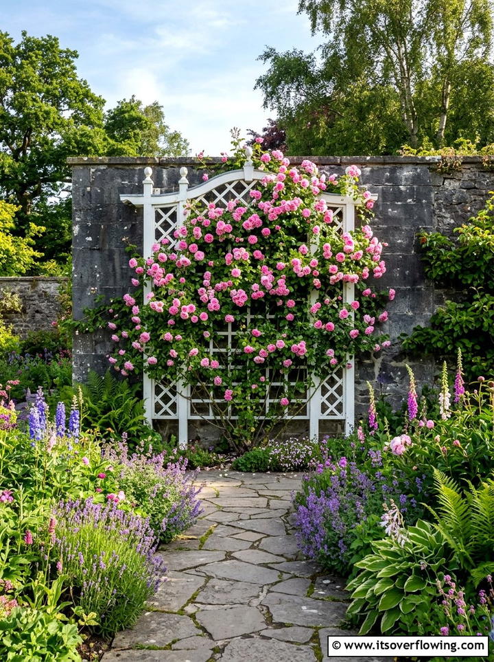 Decorative Garden Trellis - 25 garden decor ideas
