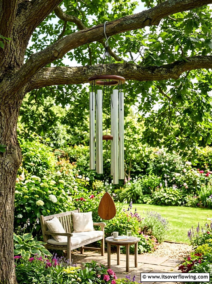 Decorative Wind Chime - 25 garden decor ideas