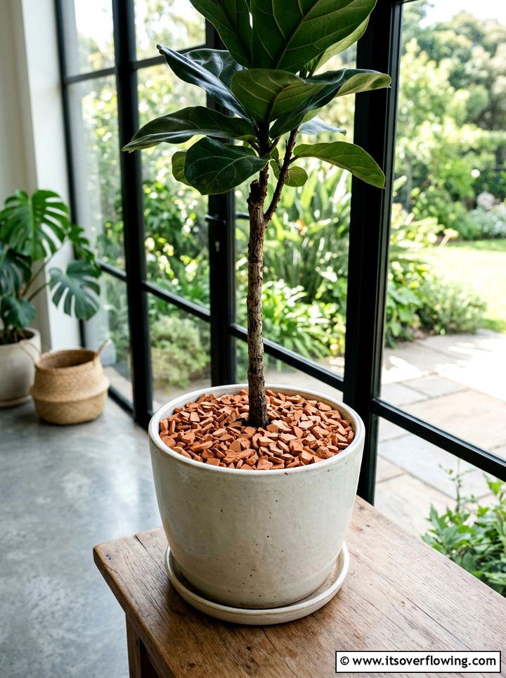 Decorative pot shard mulch - 25 recycled garden ideas with broken pots