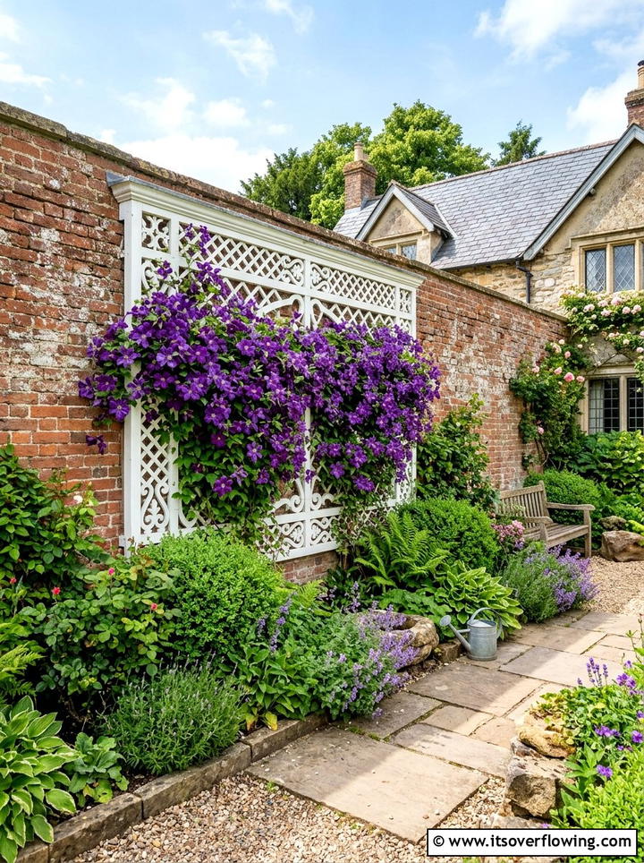 Decorative trellis - 25 garden decor ideas for curb appeal
